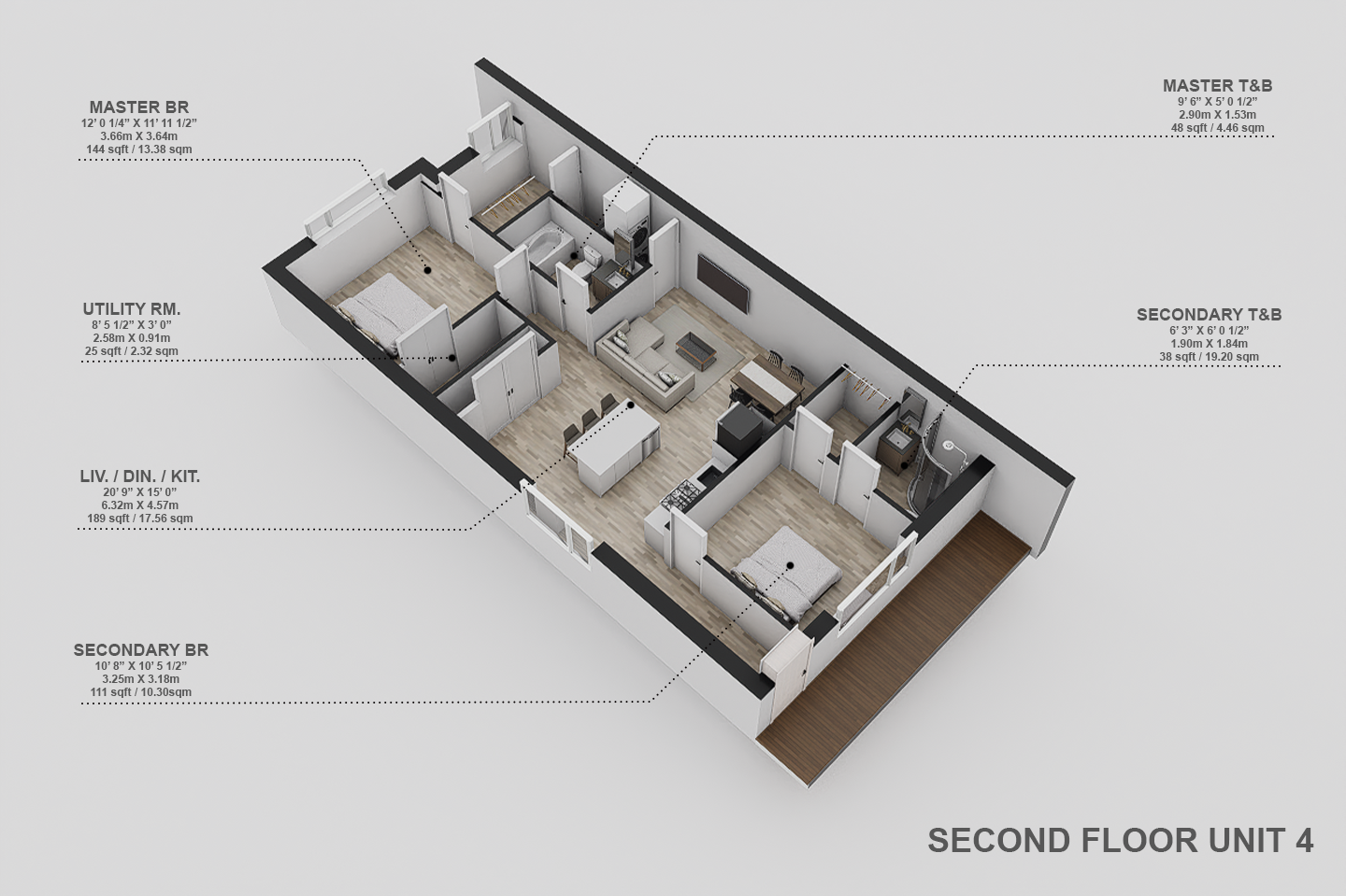 Unit 4 Main Floor floor plan
