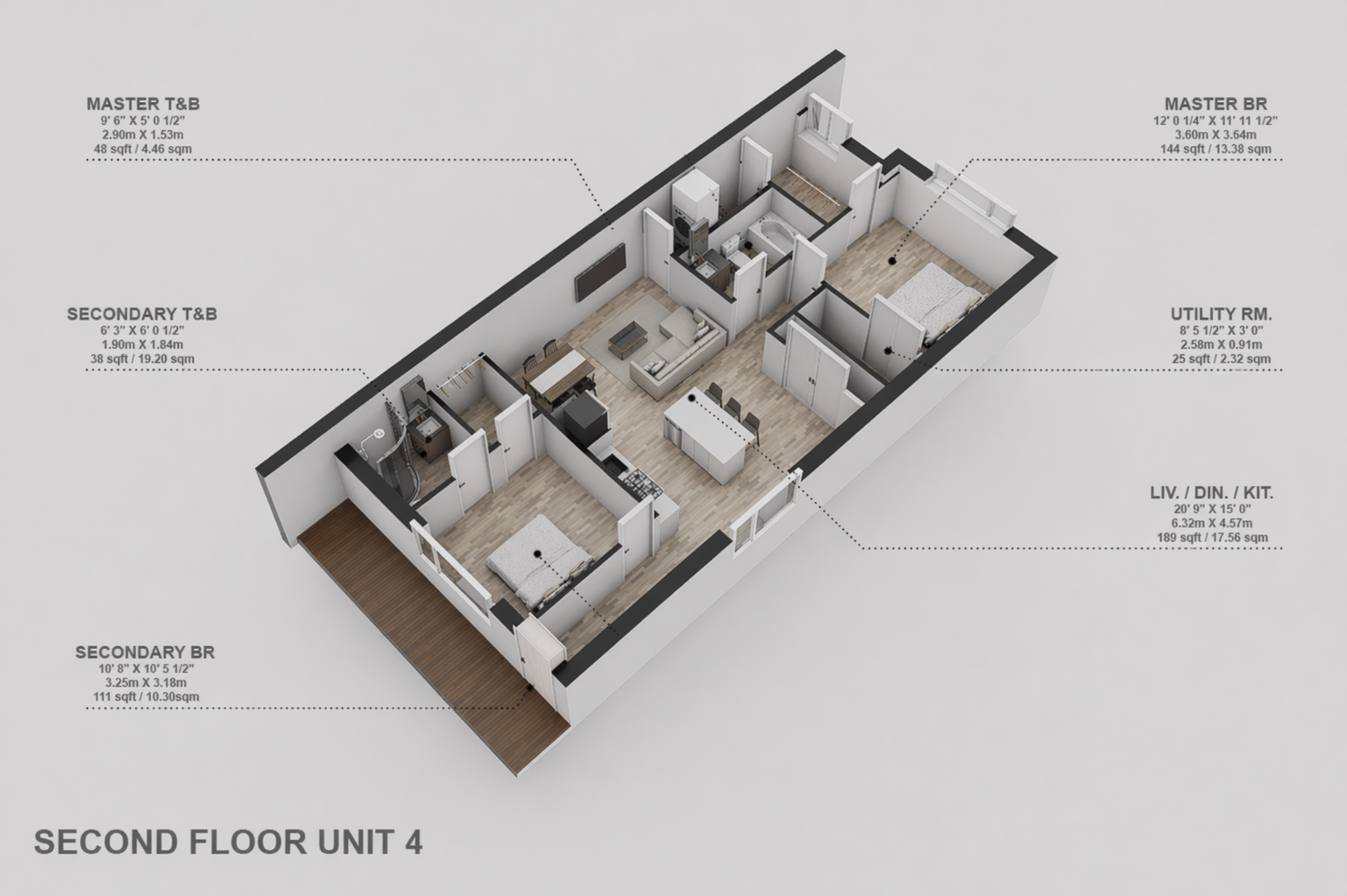 Unit 4 Main Floor floor plan